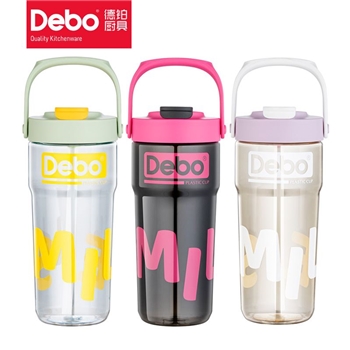 Debo德铂洛可Tritan塑料杯韵达水杯800ML DEP-915